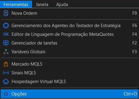 Ferramentas MT5